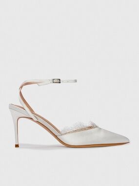 NWT Black Suede Studio Lace 80 Pump